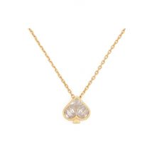 Kate Spade New York Gold So Spade Crystal Necklace - Gold