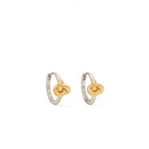 Kate Spade New York Gold Mix Knot Huggie Earrings - Gold