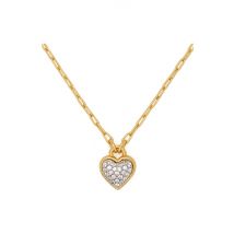 Kate Spade New York Gold Pavé All My Heart Necklace - Gold