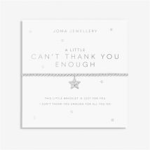 Joma A Little Can't Thank You Enough Star Bracelet - Silver
