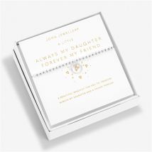 Joma Boxed Always My Daughter Forever My Friend Bracelet - Silver
