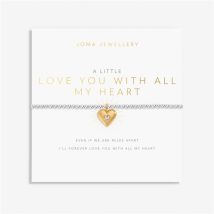 Joma Gold Mix Love You With All My Heart Bracelet - Gold