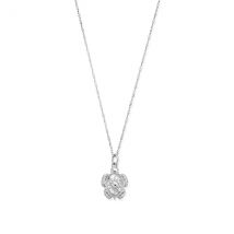 ChloBo Silver Sheltered Glow Turtle Necklace - Silver