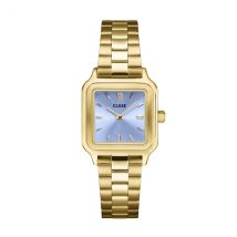 CLUSE Gold Gracieuse Petite Square Lilac Watch - Gold