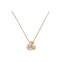 Kate Spade New York Gold Knot Pavé Necklace - Gold