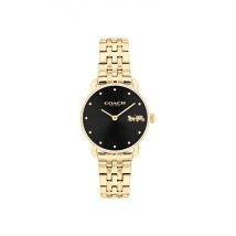 Coach Gold Black Elliot Metal Watch - Gold