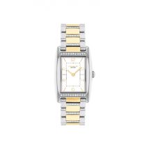 Coach Gold Mix Reese Rectangle Crystal Bracelet Watch - Gold