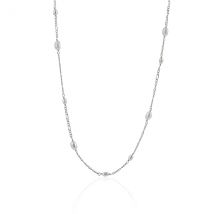 Seek + Find Worthy Silver Freshwater Pearl Necklace - Silver