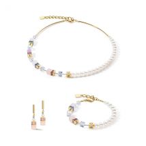 Coeur De Lion Gold Pearl and Pastels Cubed Gift Set - Gold
