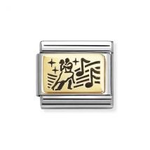 Nomination Gold Dancing Couple Charm