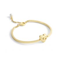 Coach Gold C Heart Bangle - Gold