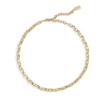 Coach Gold C Link Chain Flex Choker - 30cm
