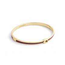 Coach Gold Red C Logo Boxed Bangle - Gold