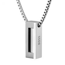 Boss Silver Candor Necklace - 60cm