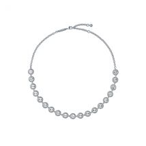 Ted Baker Silver Solanna Soli Sparkle Multi Halo Necklace - 40cm