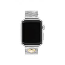 Coach Silver Mesh Gold Heart Apple Strap - Silver