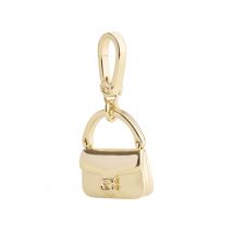Coach Gold Handbag Charm - Gold