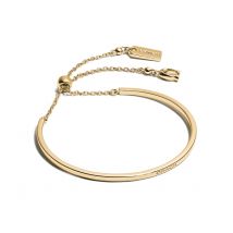 Coach Gold Slider Bangle - Gold