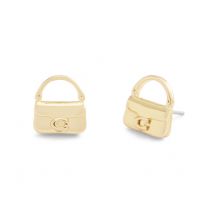 Coach Gold Tabby Studs - Gold