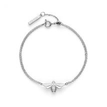 Olivia Burton Silver Honey Bee Bracelet