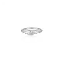 Seek + Find Silver Shine Dome Ring - 54