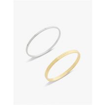 Coach Gold Mix Boxed Duo Bangles Set - Gold