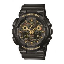 Casio G-Shock GA-100CF-1A9ER Camouflage Black Resin Watch