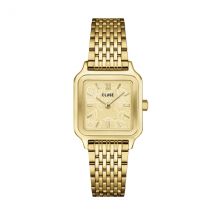 CLUSE Gold Gracieuse Petite Lace Square Watch - Gold