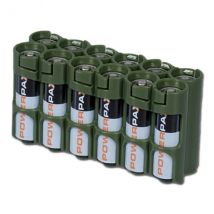 Porte-batteries Powerpax 12 x AA olive