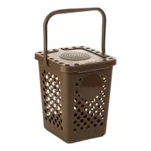 Pattumiera forata per umido 10 litri con plastica riciclata