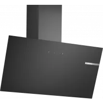 Cappa cucina a mura BoschIN VETRO 80CM 220W LUCE LED NERO DWK85DK60