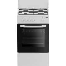BEKO CUCINA A GAS 4 BRUCIATORI FORNO GAS 54LT 50x50 BIANCO CSG42009DW