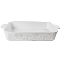 Pirofila da forno con manici. Temp. Max 220°C 36,5 x 22 cm - Waves