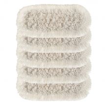 Scatola 5 frange in Cotone con lacci da 60 cm.