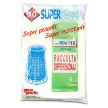 Sacchi per secco super resistenti da 80x110 cm
