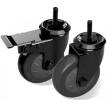 Set 2 ruote per supporti Big Green Egg