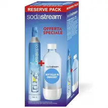 Sodastream ricarica Co2 con bottiglia 1 litro in omaggio