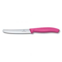 Coltello da tavola ondulato rosa - Victorinox Swissclassic