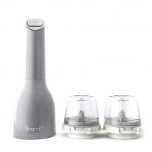 Macina spezie elettrico a batteria Finamill Stone con 2 contenitori