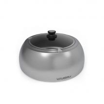 Coperchio per Lotus Grill in acciaio e vetro