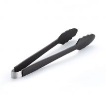 Pinza per barbecue o forno in silicone antracite