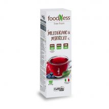 Tisana Melograno e Mirtillo Foodness confezione 10 capsule