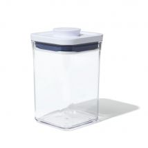 Contenitore ermetico quadrato basso Oxo Good Grips Pop 1 litro