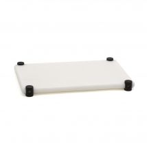 Tagliere bisetti professionale con piedini antiscivolo 40x30 cm bianco
