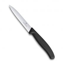 Spelucchino ondulato manico ergonomico nero - Victorinox Swissclassic