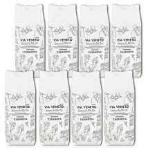 Caffè in grani Via Veneto miscela Casanova 500 gr 8 pezzi