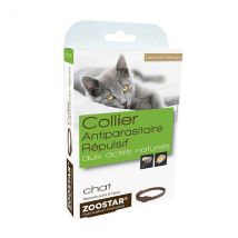 Zoostar Collier Antiparasitaire Répulsif Chat - Anti-Puce, Anti-Tique -