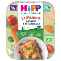 Hipp Bio La Mamma Lasagnes à la Bolognaise +15m 250g - Pâtes -