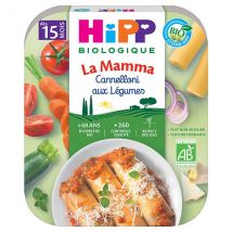 Hipp Bio La Mamma Cannelloni aux Légumes +15m 250g - Pâtes -