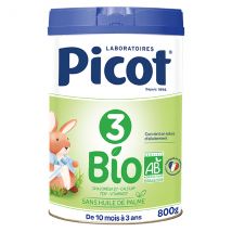 Picot Bio Lait Croissance 3ème Âge 800g - Classique -